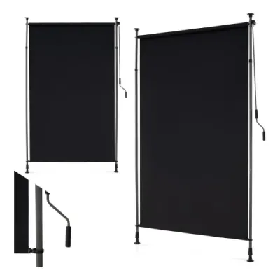 Vonkajšia vertikálna markíza Výškovo nastaviteľná a výsuvná vertikálna markíza 150 x 220-310 cm