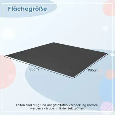 Rohož na podlahu garáže 180 x 150 cm Protišmyková a vodu odpudzujúca olejová rohož Rohož do garáže