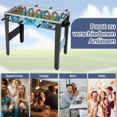 Detský stolný futbal s 2 loptami a 18 hráčmi Drevený stolný futbal Futbalový stôl