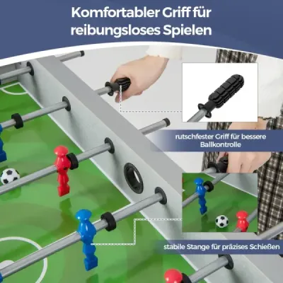 Detský stolný futbal s 2 loptami a 18 hráčmi Drevený stolný futbal Futbalový stôl