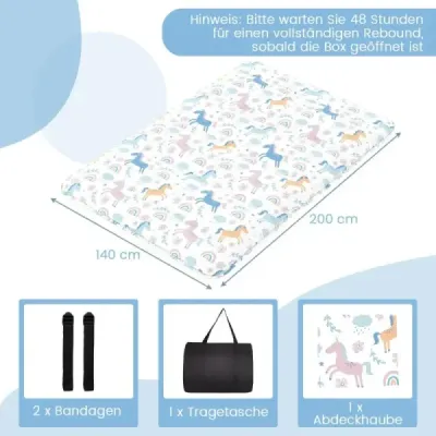 Japonský futónový matrac s prateľným poťahom a taškou na prenášanie Tatami Mat Colorful 140 x 200 cm Japonský futónový matrac s prateľným poťahom a taškou na prenášanie Tatami Mat Colorful 140 x 200 cm