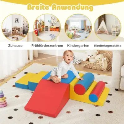 Penové lezecké bloky pre batoľatá 7-dielna súprava mäkkých hračiek so suchými zipsami na plazenie Penové lezecké bloky pre batoľatá 7-dielna súprava mäkkých hračiek so suchými zipsami na plazenie