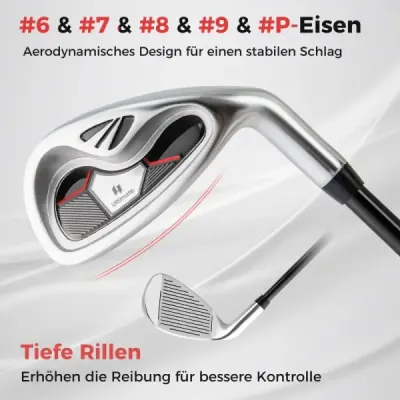 Kompletná sada golfových palíc pre pravákov pre ženy, sady golfových palíc s prenosnou taškou, červená