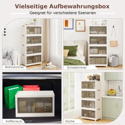284-litrové úložné boxy s vekami Stohovateľné úložné kontajnery s kolieskami a dvierkami 284-litrové úložné boxy s vekami Stohovateľné úložné kontajnery s kolieskami a dvierkami