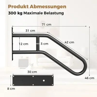 Zábradlie Schodiskové zábradlie pre 1 až 3 schody Vstupné zábradlie v tvare U Nástenné zábradlie