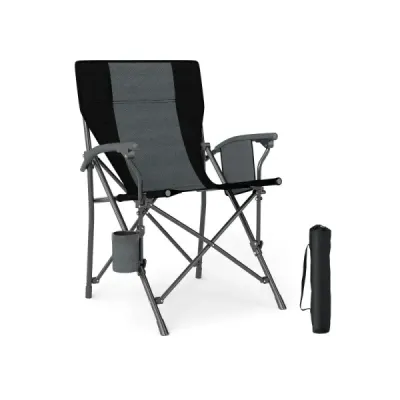 1 x kempingová stolička skladacia skladacia stolička s držiakom na poháre a bočným vreckom skladacia rybárska stolička nosnosť 160 kg