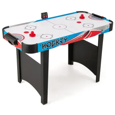 Elektrický stôl na vzdušný hokej s LED tabuľou výsledkov 130 x 61 x 76 cm