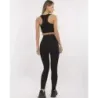Športový top a legíny čierne MODA5448