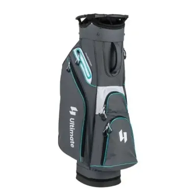 Golfová taška Ľahká golfová taška so 14 priehradkami Vodoodpudivá golfová taška Sivá