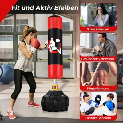 178 cm voľne stojace boxovacie vrece s nafukovacou prísavnou základňou MMA kickboxerské vrece boxovacia lopta 178 cm voľne stojace boxovacie vrece s nafukovacou prísavnou základňou MMA kickboxerské vrece boxovacia lopta