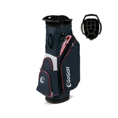 Golfová taška Ľahká golfová taška so 14 priehradkami Vodoodpudivá golfová taška Námornícka modrá