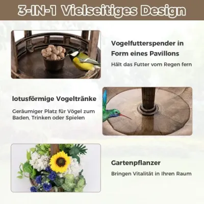 Krmítko pre vtáky so solárnym svetlom a kvetináčom Krmítko pre vtáky Stanica na kŕmenie vtákov Krmítko pre vtáky Bronz Krmítko pre vtáky so solárnym svetlom a kvetináčom Krmítko pre vtáky Stanica na kŕmenie vtákov Krmítko pre vtáky Bronz