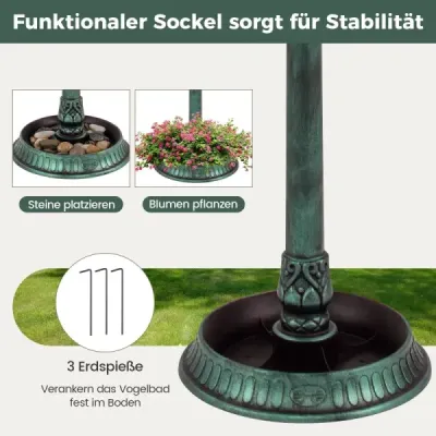 Krmítko pre vtáky so solárnym svetlom a kvetináčom Krmítko pre vtáky Stanica na kŕmenie vtákov Krmítko pre vtáky Zelená Krmítko pre vtáky so solárnym svetlom a kvetináčom Krmítko pre vtáky Stanica na kŕmenie vtákov Krmítko pre vtáky Zelená