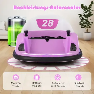 Odrážadlo pre deti elektrické odrážadlo s blikajúcimi LED svetlami ružové