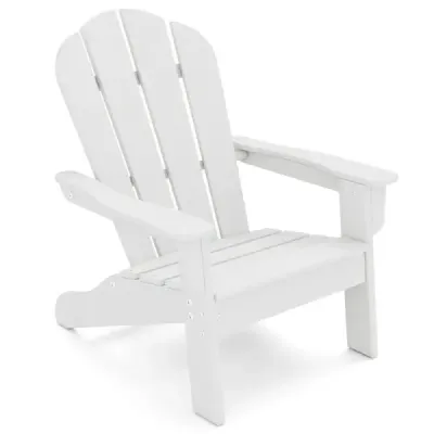 Detská stolička Adirondack z HDPE s ergonomickým operadlom Adirondack Chair White Detská stolička Adirondack z HDPE s ergonomickým operadlom Adirondack Chair White