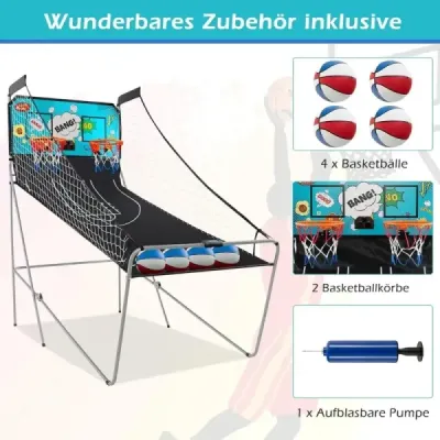 8 v 1 basketbalový stroj Skladací elektrický basketbalový stojan Strelecký stroj Green