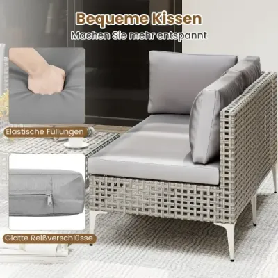 Záhradný ratanový nábytok, balkónový nábytok so sedadlom a operadlom, záhradný nábytok