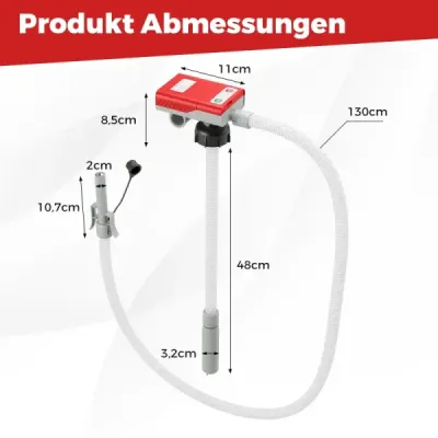 Prečerpávacie palivové čerpadlo s automatickým zastavením, elektrické palivové čerpadlo s prietokom 3,8 GPM s 3 adaptérmi veľkosti
