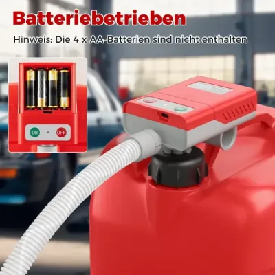 Prečerpávacie palivové čerpadlo s automatickým zastavením, elektrické palivové čerpadlo s prietokom 3,8 GPM s 3 adaptérmi veľkosti