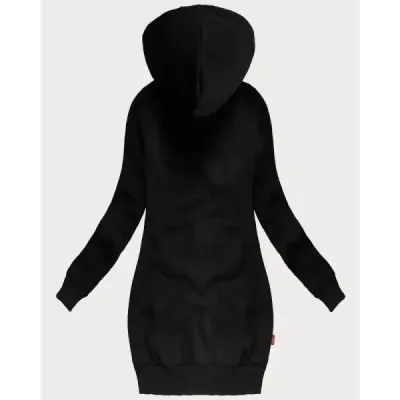 Dlhá dámska mikina MODA738/1 čierna