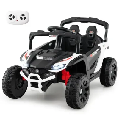 Detské 12V elektrické auto s diaľkovým ovládaním Elektrické UTV nákladné auto Detské auto Detské vozidlo Biela