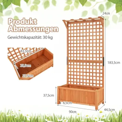 Box na sadenie s mriežkou a strechou a mriežkou a drenážnymi otvormi Box na sadenie záhradná mriežka