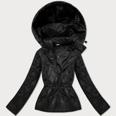 Dámska ľahká bunda s kapucňou Minority black MODA510
