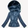 Dámska ľahká bunda s kapucňou Minority blue MODA510