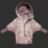 Dámska jesenná bunda  MODA6913 svetloružová
