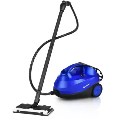 Parný čistič parná metla 2000W parný čistič na podlahy s 19 doplnkami červený
