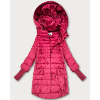 Dámska prechodná bunda  MODA1828 ružová