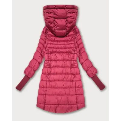 Dámska prechodná bunda  MODA1828 ružová