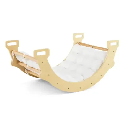 2-v-1 Arch Rocker s Cushion Double Sided Climbing Arch Natural
