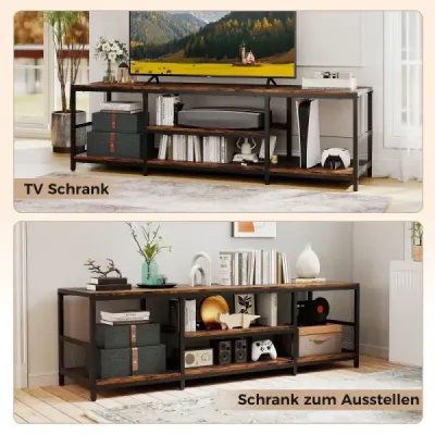 TV stolík pre televízory do 65 palcov Samostatne stojaci nízky stolík Priemyselný TV stolík TV stolík pre televízory do 65 palcov Samostatne stojaci nízky stolík Priemyselný TV stolík