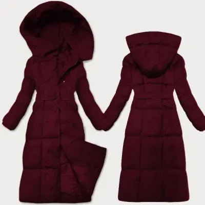 Dámska zimná bunda MODA3227 bordová Dámska zimná bunda MODA3227 bordová