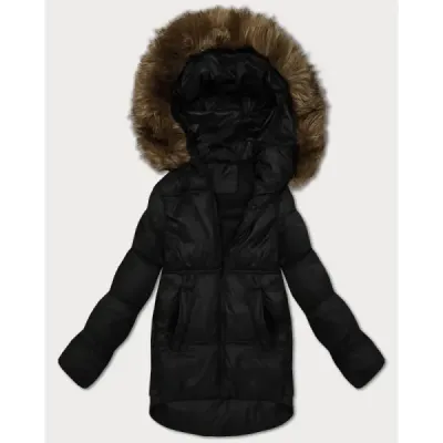Dámska bunda bomber s kapucňou S'West MODA8280 čierna Dámska bunda bomber s kapucňou S'West MODA8280 čierna