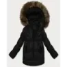 Dámska bunda bomber s kapucňou S&#039;West MODA8280 čierna