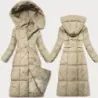 Dámska zimná bunda MODA3227 béžová