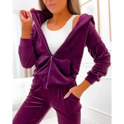 Dámska súprava MODA829 bordová