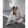 Dámsky set  so širokými nohavicami MODA21109 béžový