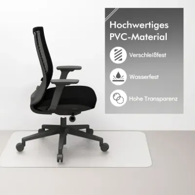 120 x 90 cm podložka pod kancelárske stoličky Transparentná PVC ochranná rohož na podlahu Ochranná rohož na podlahu