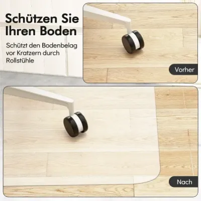 120 x 90 cm podložka pod kancelárske stoličky Transparentná PVC ochranná rohož na podlahu Ochranná rohož na podlahu