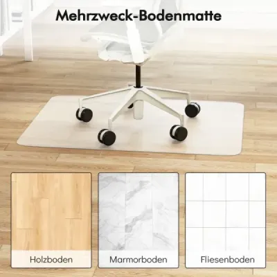 120 x 90 cm podložka pod kancelárske stoličky Transparentná PVC ochranná rohož na podlahu Ochranná rohož na podlahu