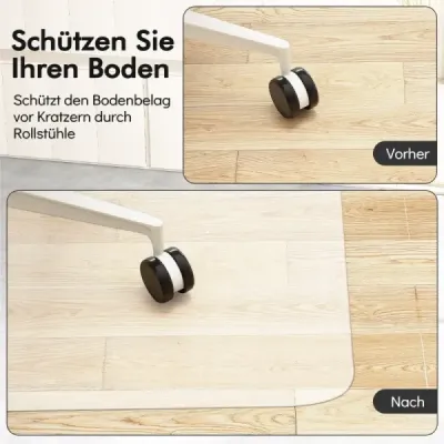 180 x 160 cm podložka pod kancelárske stoličky Transparentná PVC ochranná rohož na podlahu Ochranná rohož na podlahu