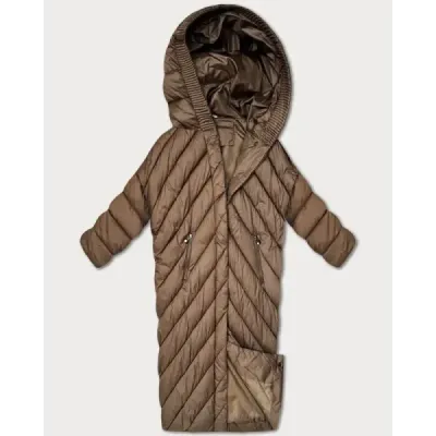 Dámska zimná bunda  MODA6026 hnedá