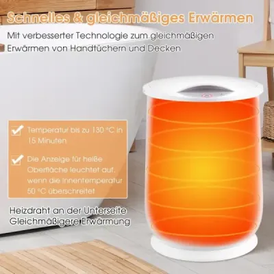 21L ohrievač uterákov Vedro s časovačom Elektrický sušič uterákov Stropný ohrievač biely
