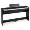 Digitálne piano 88 klávesov s kladivkovou mechanikou s váženou klaviatúrou elektrické piano s nábytkovým stojanom čierne
