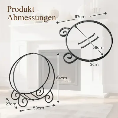59 cm stojan na palivové drevo skladací stojan na palivové drevo na vnútorné a vonkajšie použitie robustný kovový stojan čierny 59 cm stojan na palivové drevo skladací stojan na palivové drevo na vnútorné a vonkajšie použitie robustný kovový stojan čierny