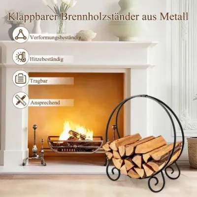 59 cm stojan na palivové drevo skladací stojan na palivové drevo na vnútorné a vonkajšie použitie robustný kovový stojan čierny 59 cm stojan na palivové drevo skladací stojan na palivové drevo na vnútorné a vonkajšie použitie robustný kovový stojan čierny