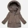 Dámska páperová bunda S'West oversize svetlohnedá MODA8539